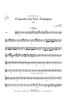 Concerto for Two Trumpets in C - Violin 2