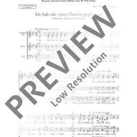 Zwei Volkslied-Variationen - Choral Score