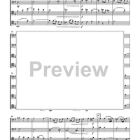 Prelude and Fugue for Cello Quartet or Choir - Score