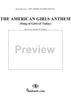 The American Girls Anthem (Song of Girls of Today)