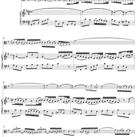 Sonata No. 1 in G Major, Movement 1 - Piano Score