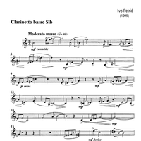 Sonatina - B-flat Bass Clarinet