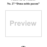Mass in B Minor, BWV232, No. 27: "Dona nobis pacem"