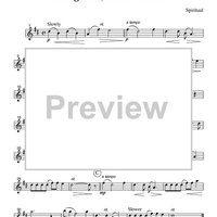 Swing Low, Sweet Chariot - Part 1 Clarinet in Bb