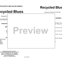 Recycled Blues - Conductor's Notes