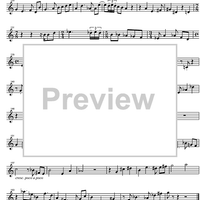 Suite from Le Chapeau de Paille - Trumpet in C