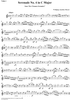 Serenade No. 4 in C Major from "Five Viennese Serenades" - Violin 1