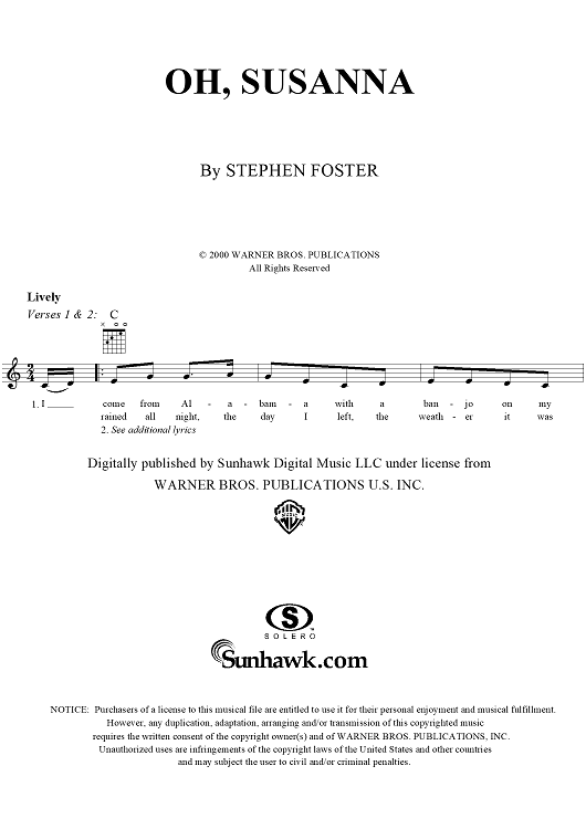 Oh, Susanna