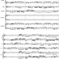 Double Clavier Concerto No. 3 in C Minor, Movement 1   (BWV 1062) - Score