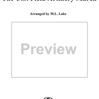The U.S. Field Artillery March - Horns in F