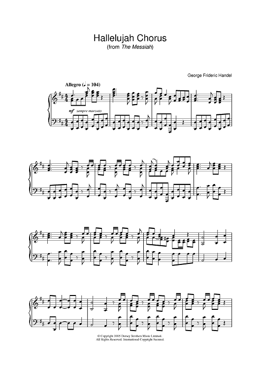 Hallelujah Chorus (from The Messiah)
