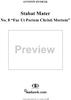 Stabat Mater, Op. 58: No. 8, Fac Ut Portem Christi Mortem