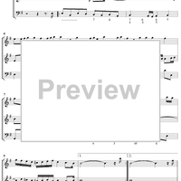 Suite in E Minor Op. 1, No. 6 - Score