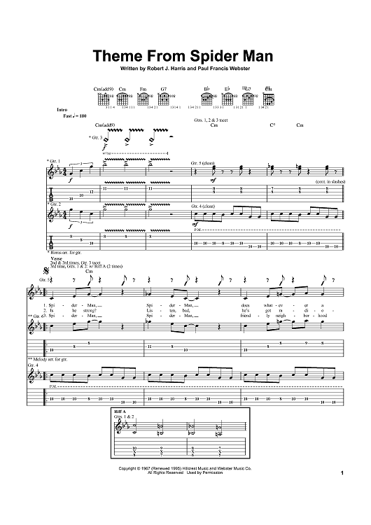 Theme From Spider-Man