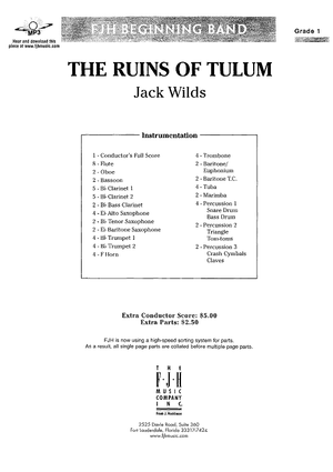 The Ruins of Tulum - Score Cover