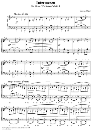 Intermezzo, No. 2 from "L'arlésienne", Suite 2
