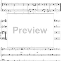 Introduzzione à Tre - Harpsichord Score