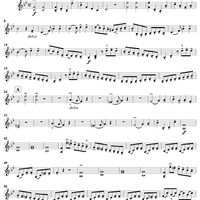 Violin Duet No. 7 in B-flat Major from "Twelve Easy Duets", Op. 10 - Violin 2