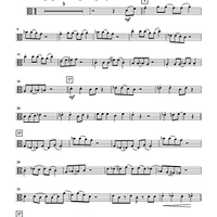 Big, Bad Boogie for String Orchestra with Electric Guitar and Piano - Viola