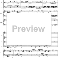 Double Clavier Concerto No. 1 in C Minor, Movement 3   (BWV 1060) - Score
