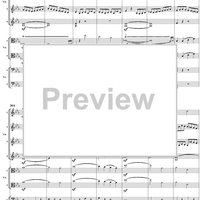 String Octet, Op. 20, Movement 4 - Score