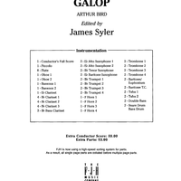 Galop - Score Cover