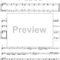 Suite No. 4 in E Major - Piano Score