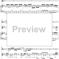 "Willkommen! will ich sagen," Aria, No. 3 from Cantata No. 27: Wer weiss, wie nahe mir mein Ende, BWV27 - Piano Score