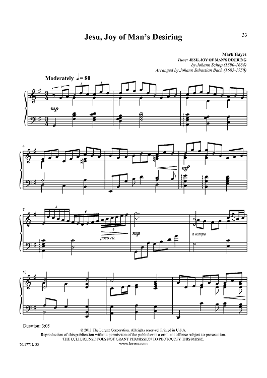 Jesu, Joy of Man’s Desiring