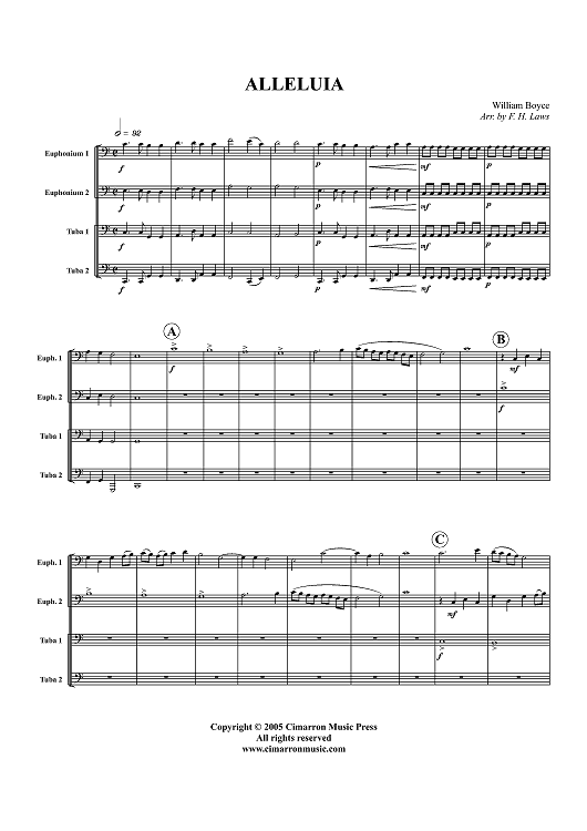 Alleluia - Score
