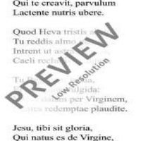 O gloriosa virginum - Score