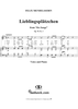 Six Songs, Op. 99, No. 3: "The Favourite Spot" (Lieblingsplätzchen)