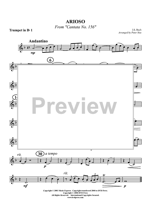 Arioso - Trumpet 1