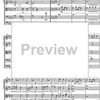 At the bier of a young Artist - Score