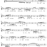 "Von der Welt verlang' ich nichts", Aria, No. 7 from Cantata No. 64: "Sehet, welch eine Liebe" - Alto