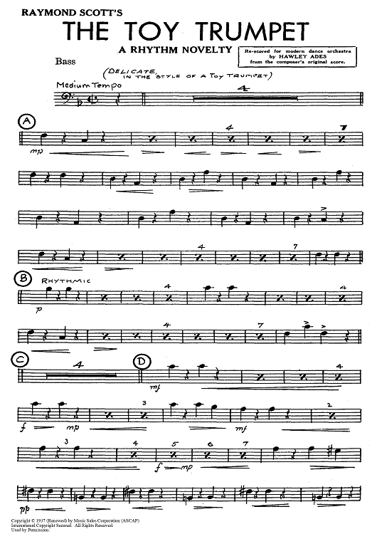 The Toy Trumpet - Bass