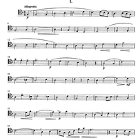 3 pièces sur des chorals de Noël - Trombone 1