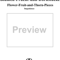 Flower-Fruit-and-Thorn-Pieces (Blumen-Frucht-und-Dornstücke), op. 82 - No. 8. Impatience