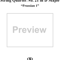 String Quartet No. 21 in D Major, K575 - Violin 2