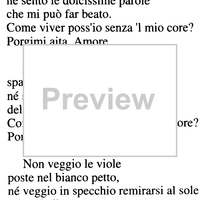 Non veggio ogg'il mio sole