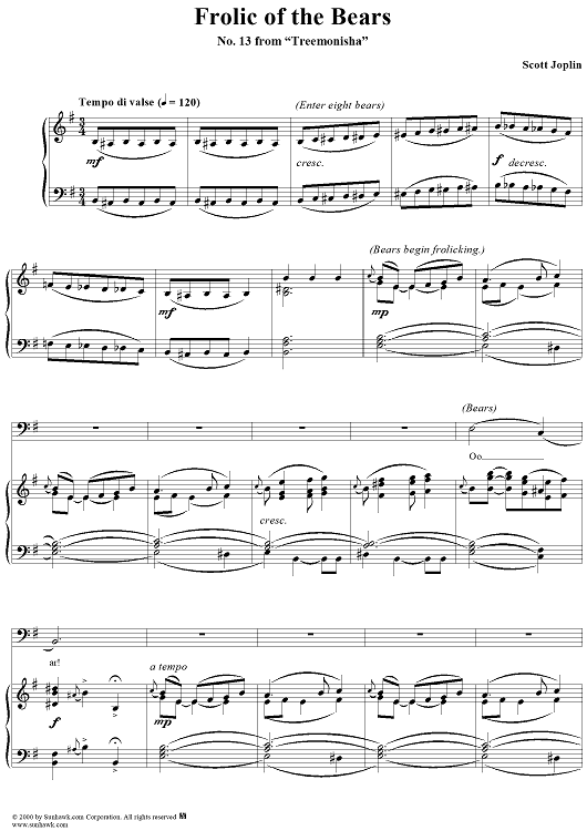 Treemonisha, No. 13: Frolic of the Bears