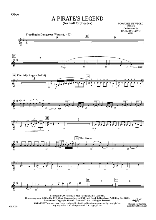 A Pirate's Legend - Oboe