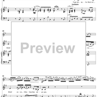 "Leget euch dem Heiland unter", Aria, No. 5 from Cantata No. 182: "Himmelskönig, sei willkommen" - Piano Score