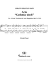 Aria ("Gedenke doch") from the Notebook of Anna Magdelena Bach