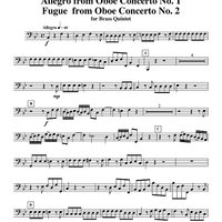 Allegro and Fugue from Oboe Concertos 1 and 2 - Tuba