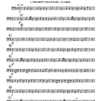 Trumpet Voluntary and Two Trumpet Tunes - Tuba 1