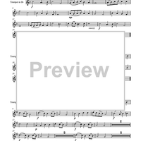 Five Easter Trios - Trumpet in B-flat