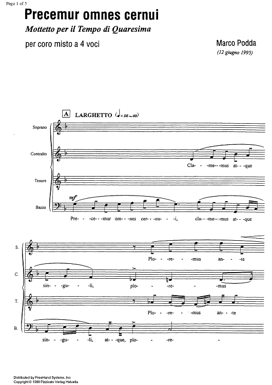 Precemur omnes cernui