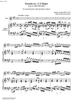 Sonata No. 4 A Major - Score