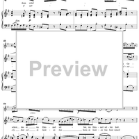 "Auch mit gedämpften, schwachen Stimmen", Aria, No. 4 from Cantata No. 36/1: "Schwingt freudig euch empor" - Piano Score